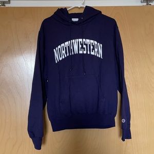 Like new unisex size small Northwestern University Champion hoodie sweatshirt